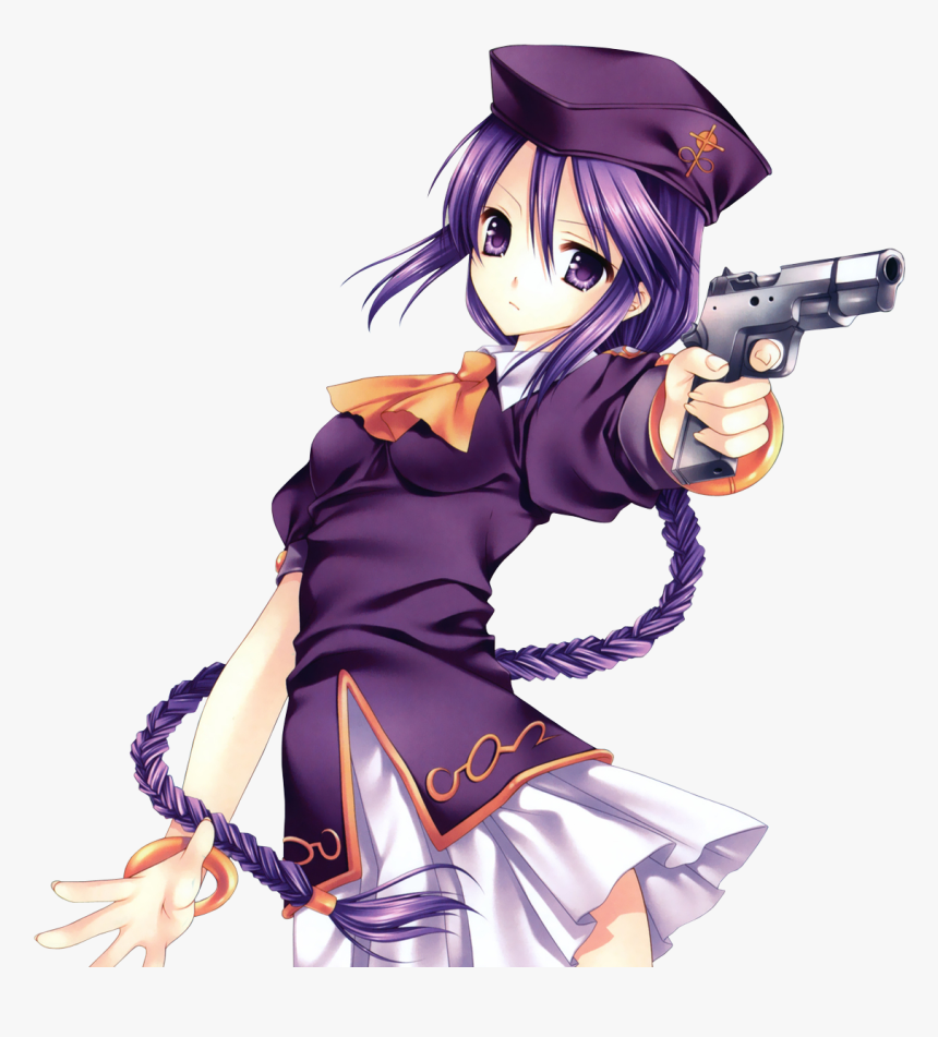 Purple Anime Render Png, Transparent Png