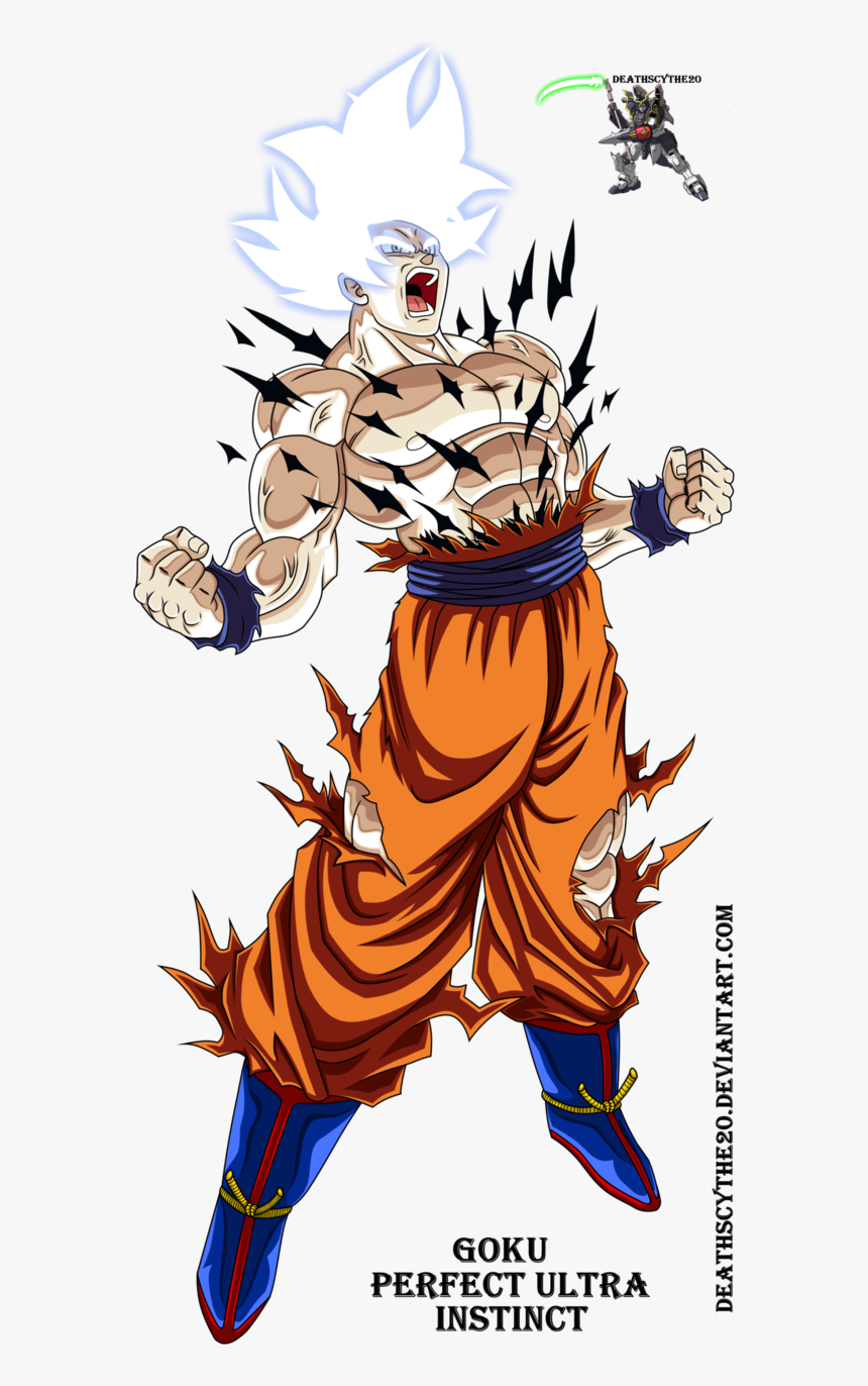 Perfect Ultra Instinct By Deathscythe20 - Goku Ultra Instinct Png, Transparent Png