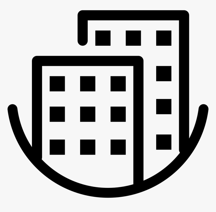 Hotel - Office Building Icon, HD Png Download