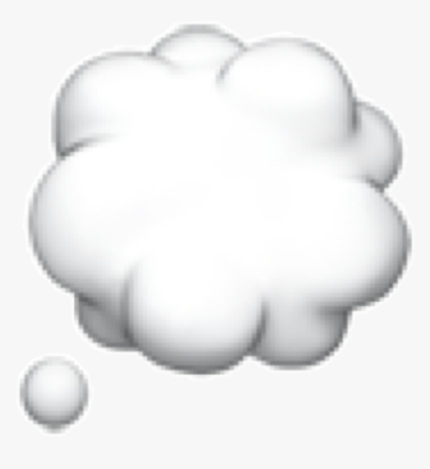 emoji bubble speechbubble thinking denkblase white, HD Png