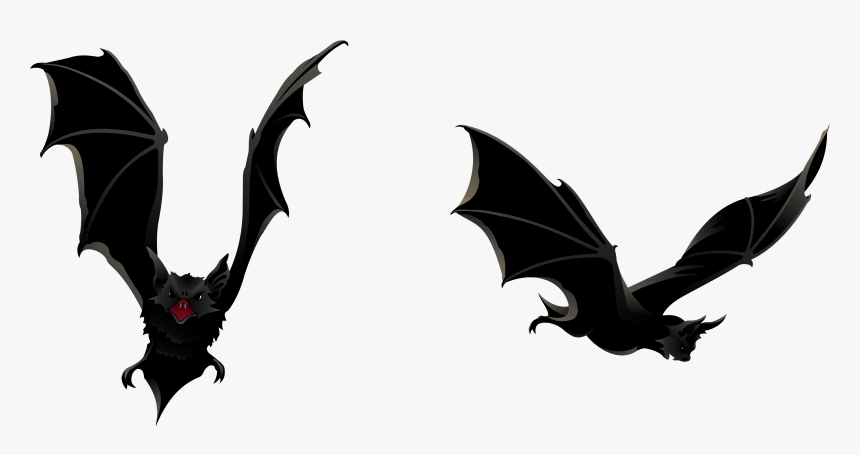 Clipart Halloween Bats Clip Transparent Halloween Bats - Halloween Bats Png, Png Download