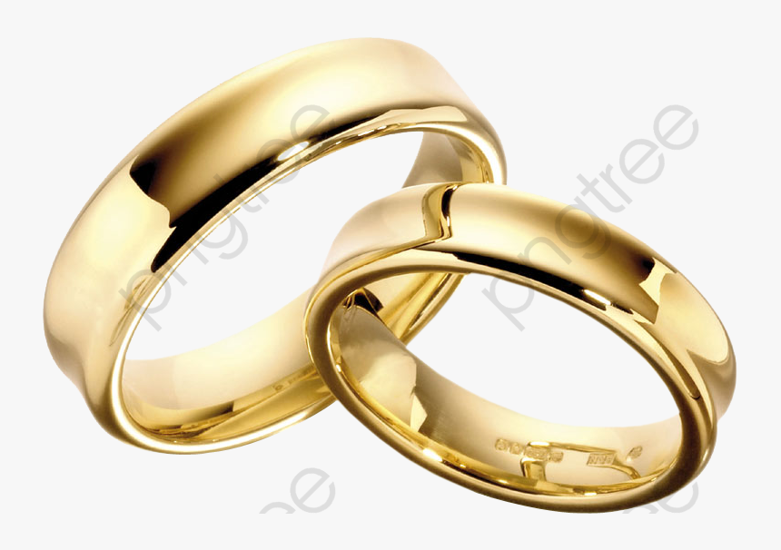 Transparent Interlocking Wedding Rings Clip Art - Marriage Wedding Ring, HD Png Download