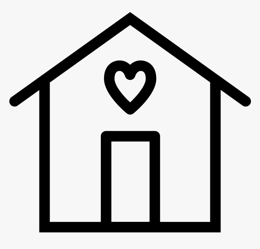 Wedding Home - House Line Icon Free, HD Png Download