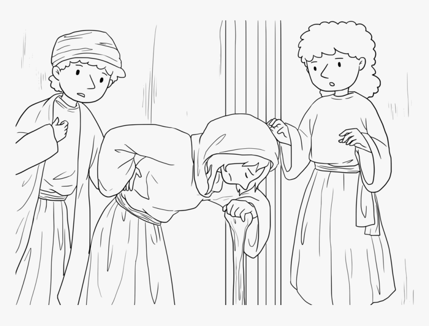 Emotion,monochrome Photography,artwork - Luke 13 10 17 Coloring Page, HD Png Download