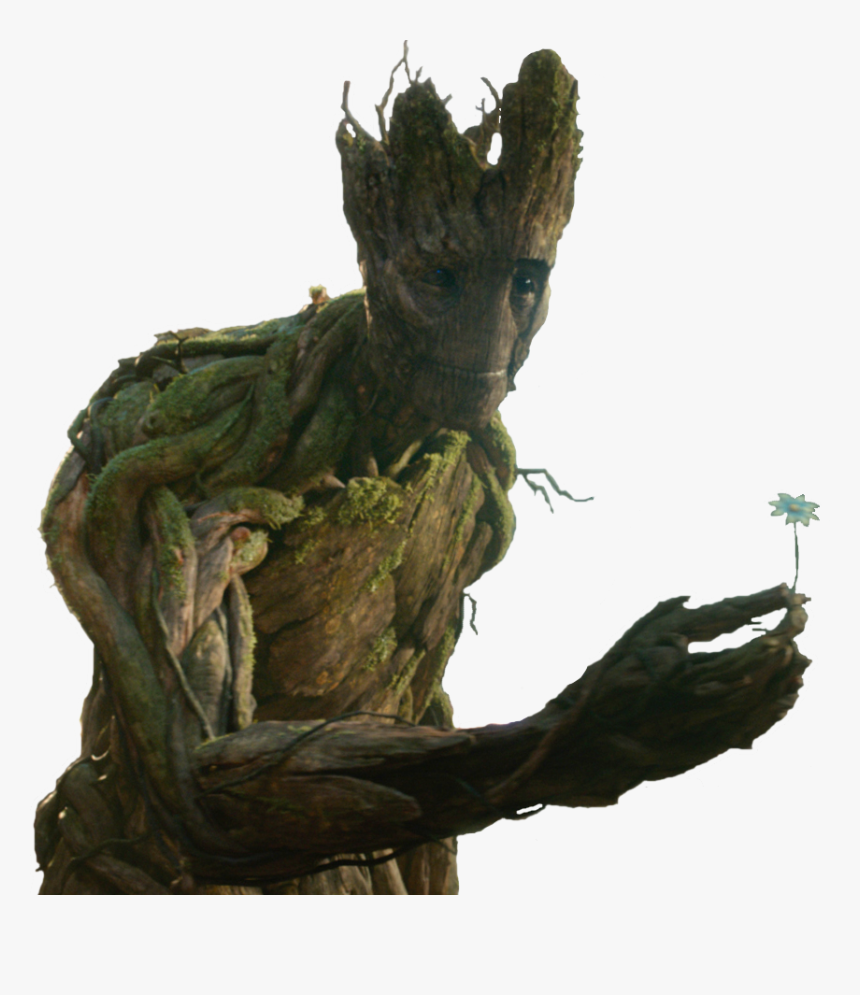 Groot Makes A Flower, HD Png Download