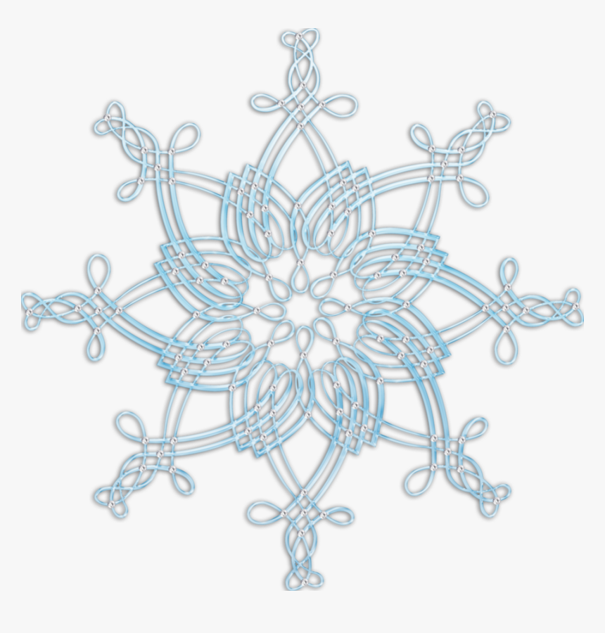 Snowflake Vector Ornate - Snowflake Png, Transparent Png