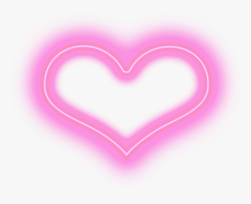 #luzneon #coracaoneon #coracao #heart #neonheartremix - Heart, HD Png Download