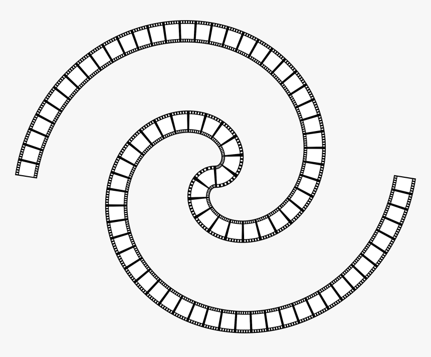 This Free Icons Png Design Of Film Strip Twist , Png - Transparent Film Strip Circle, Png Download