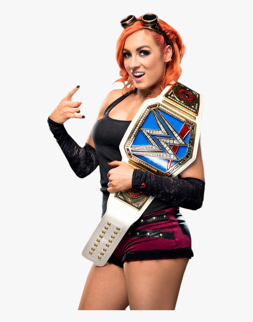 Becky Lynch Smackdown Champion Png, Transparent Png