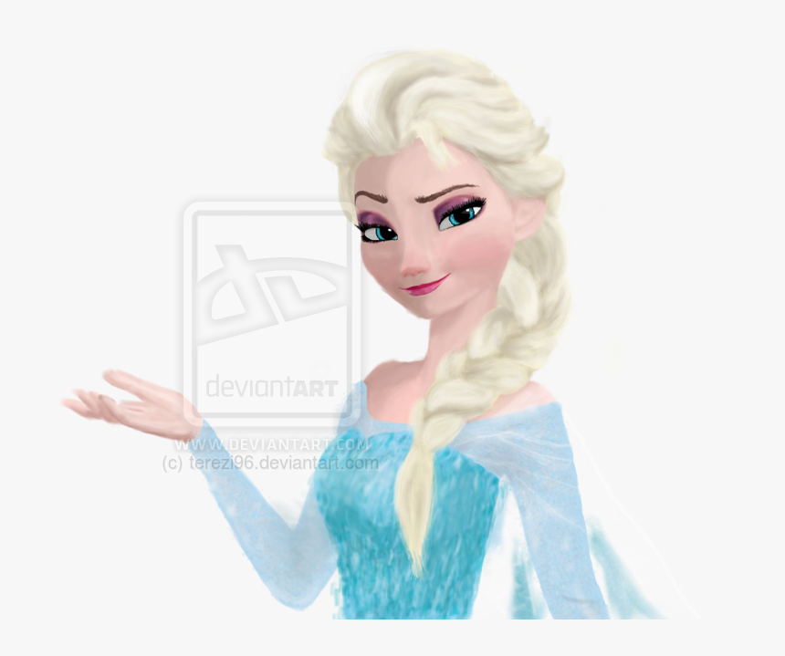 Elsa Frozen White Background, HD Png Download , Transparent Png Image