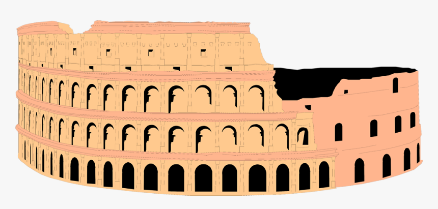 3 Kb - Coloring Pages Of The Colosseum, HD Png Download