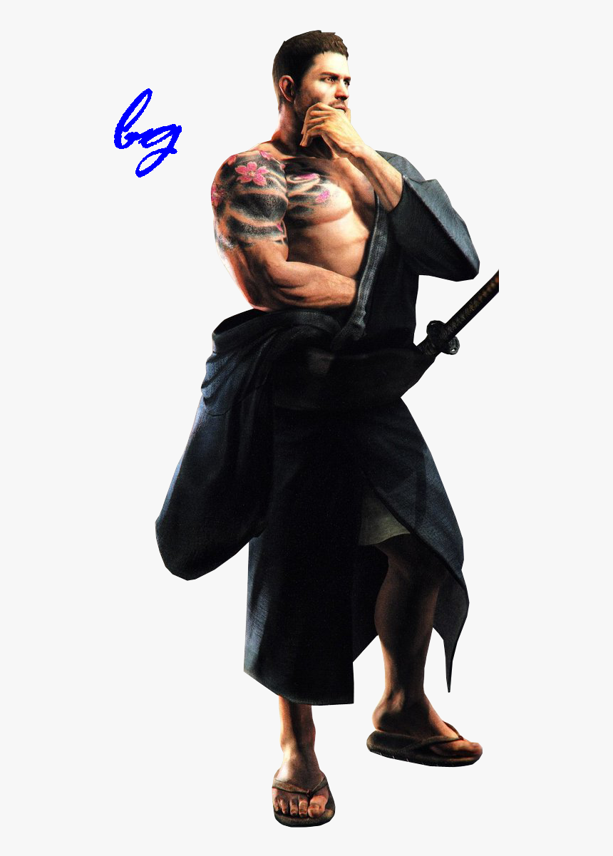 Resident Evil 6 Sexy Chris Redfield , Png Download - Chris Redfield Samurai Outfit, Transparent Png