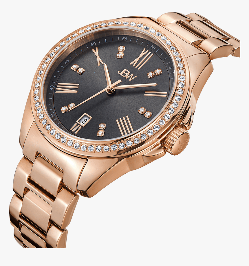 Jbw Capri J6340a Rosegold Rosegold Diamond Watch Angle - Capri Jbw, HD Png Download