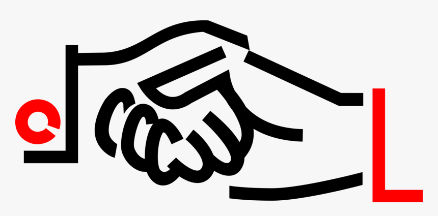 Vector Illustration Of Shaking Hands In Handshake Of, HD Png Download