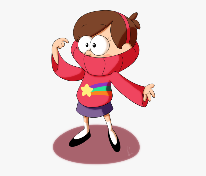 Mabel Pines Dipper Pines Wendy Red Pink Cartoon Vertebrate - Mabel Pines, HD Png Download