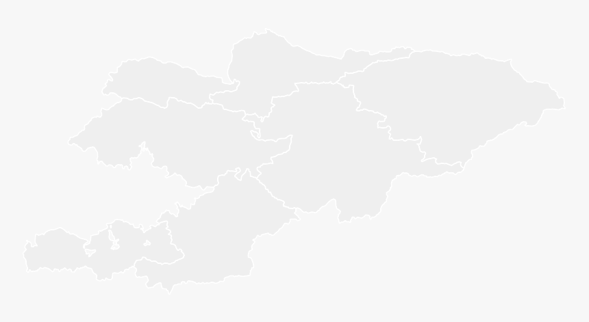 Printable Outline , Blank Kyrgyzstan Map - Blank Map Of Kyrgyzstan, HD Png Download