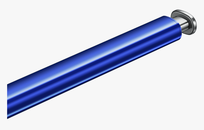 Top Part Of Blue S Pen And Lower Part Of Black S Pen - Cylinder, HD Png Download