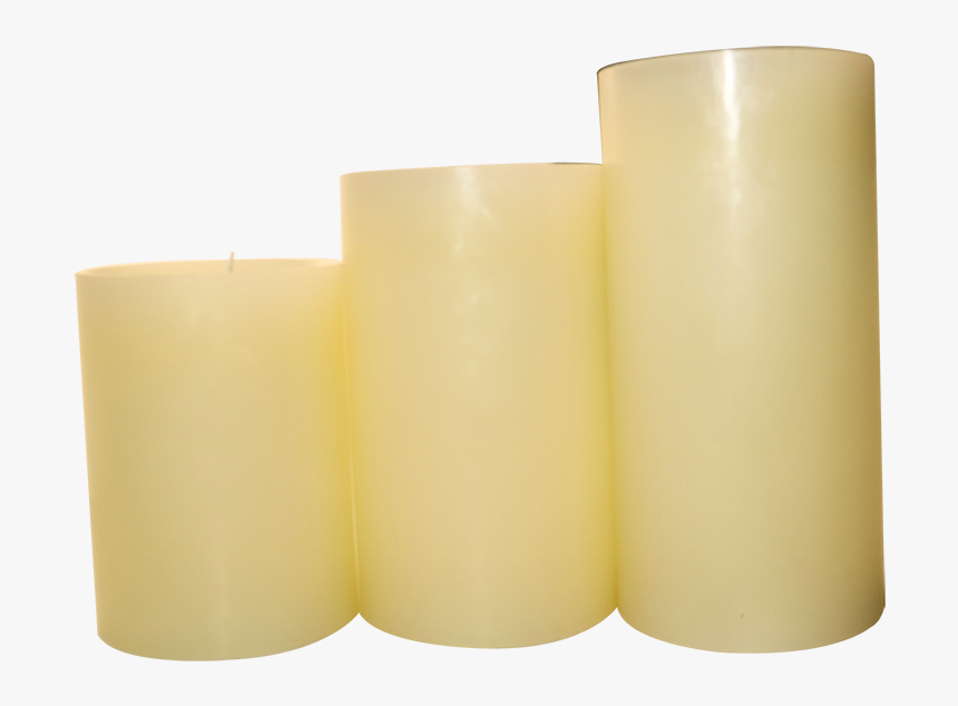 Battery Powered Led Slim Pillar Wax Candles Flameless - Candle, HD Png Download