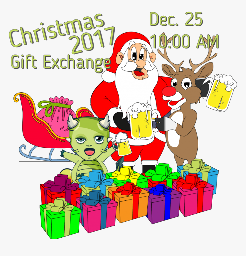 Transparent Christmas Gift Clip Art - Christmas Day, HD Png Download