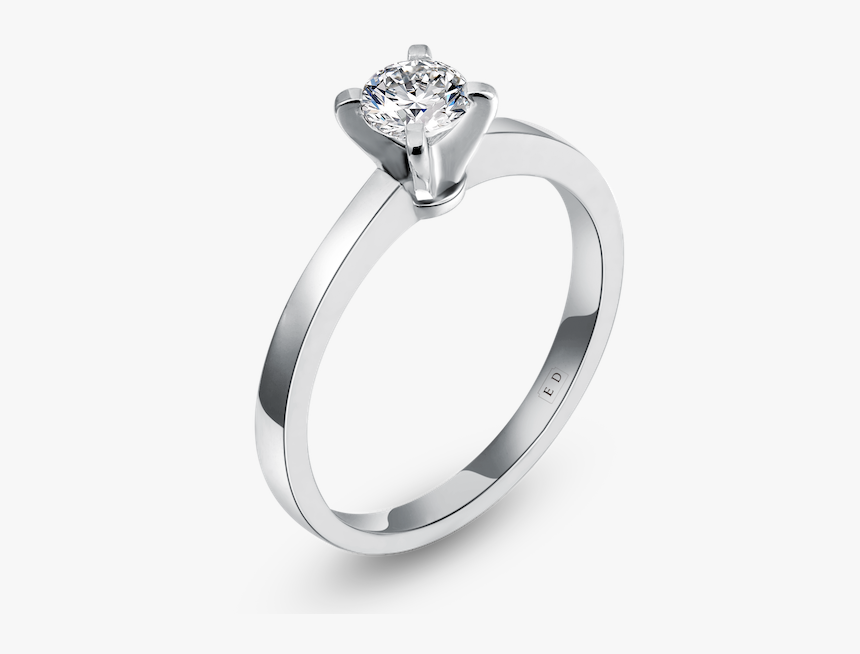 四 爪 鑽石 戒指, HD Png Download