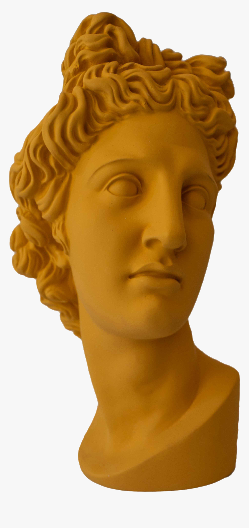 Greek Yellow Head Vase For Sale - Bust, HD Png Download