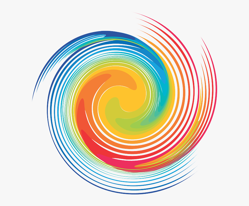Swirl, Color, Abstract - Tie Dye Spiral Clipart, HD Png Download