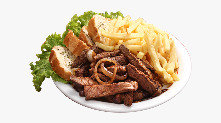 Imagem Combo Picanha Acebolada E Fritas - Pork Steak, HD Png Download