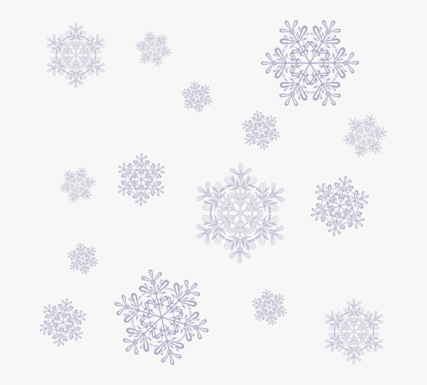 Снежинки На Прозрачном Фоне, HD Png Download