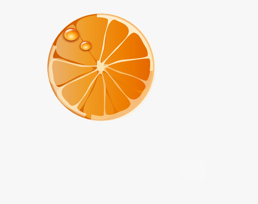Clipart Orange Slice Clipart - Naranjas Rodajas Dibujos, HD Png Download