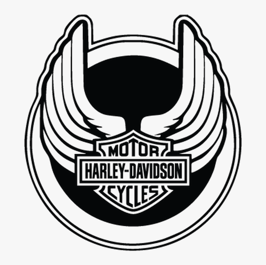 Harley Davidson Logo Black, HD Png Download