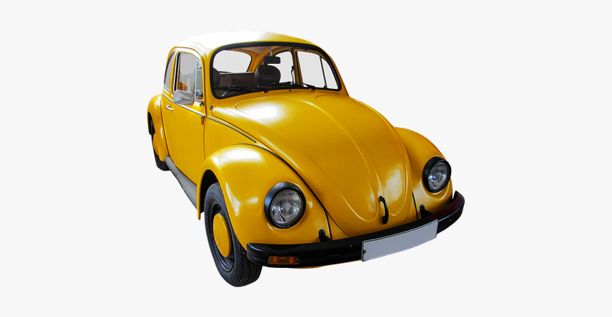 Volkswagen Escarabajo Amarillo Png, Transparent Png