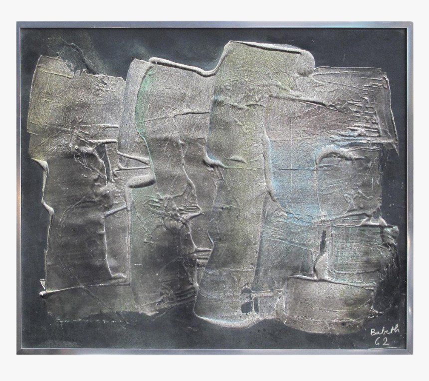 Brushstroke Abstract On Black Painting For Sale - Carving, HD Png Download