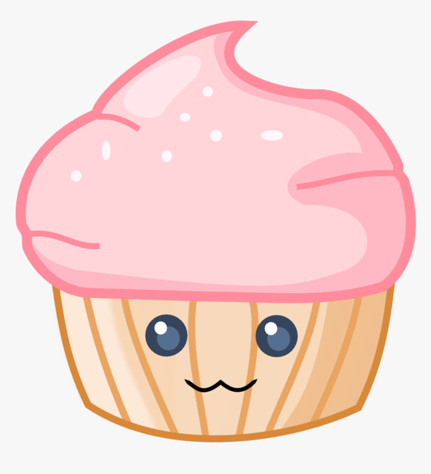 Cupcake Vector Art - Cupcake Clipart With Face, HD Png Download