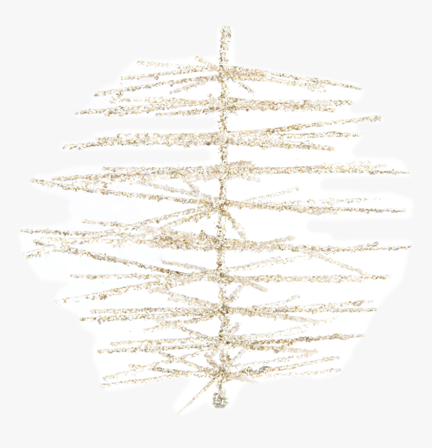 Glittered Pine Needle Ornaments 2 - Tree, HD Png Download