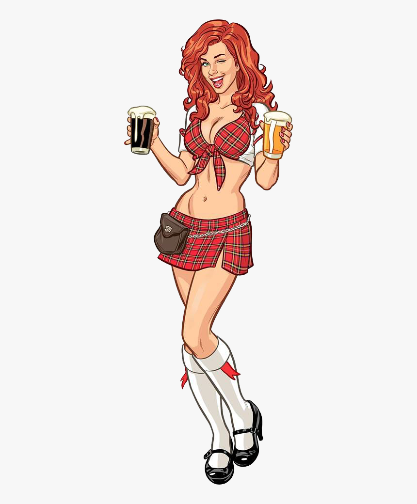 Pop Art Girl Smoking, HD Png Download