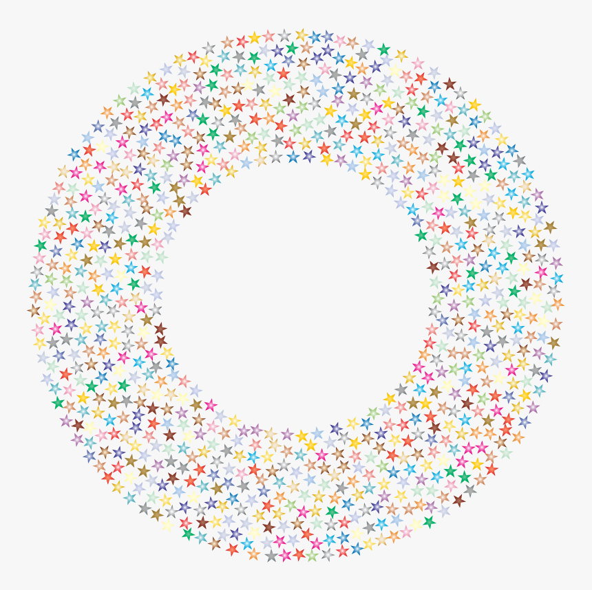 Stars Torus Frame Prismatic No Bg - Circle, HD Png Download