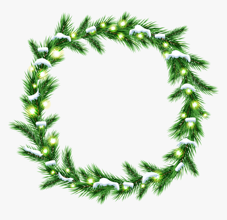 Black And White Wreath Clipart Free, HD Png Download