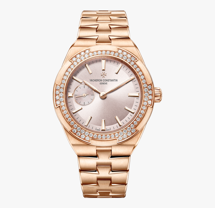 Vacheron Constantin Overseas 18k 5n Pink Gold & Diamonds - 2305v 000r B077 Vacheron, HD Png Download