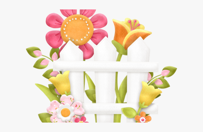 Easter Flower Clipart Scrapbook - Ursinha Jardim Png, Transparent Png