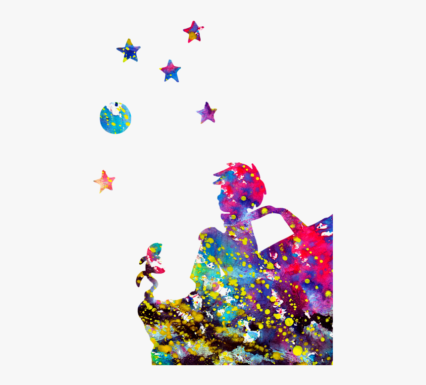 Little Prince Black And White, HD Png Download