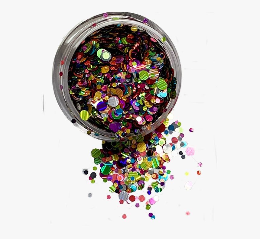Transparent Glitter Confetti Png - Circle, Png Download