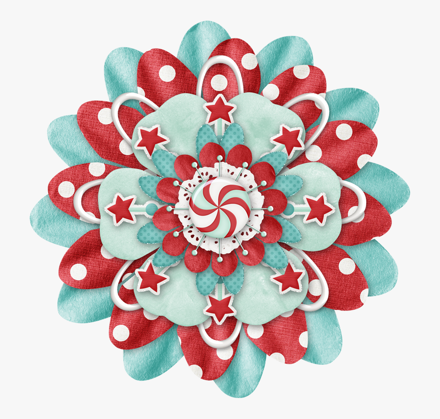Turquoise And Red Winter Clip Art, HD Png Download