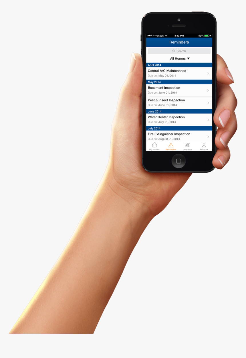 Phone In Hand - Hand Keep Phone, HD Png Download