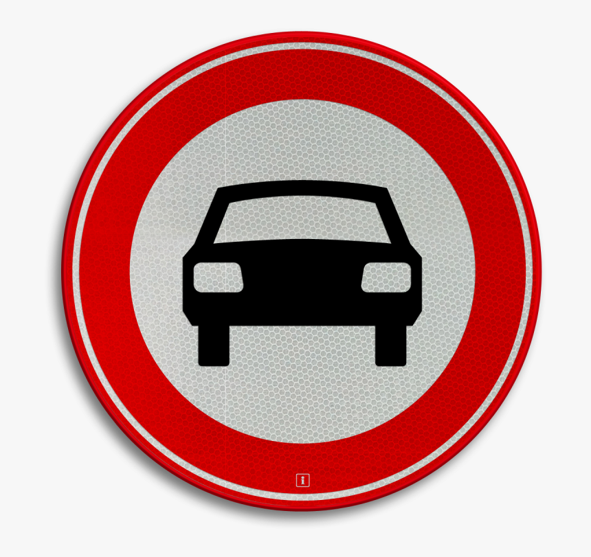 Verkeersbord Rvv C06 - Must Or Mustn T Sign, HD Png Download