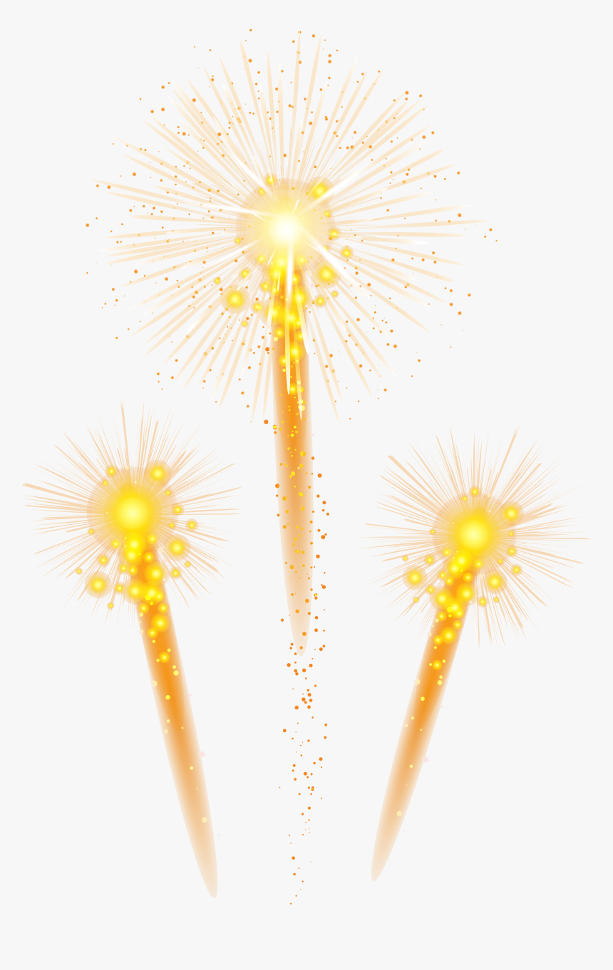 Firework Clipart Png Gallery Fireworks Png Images Free - Dandelion, Transparent Png