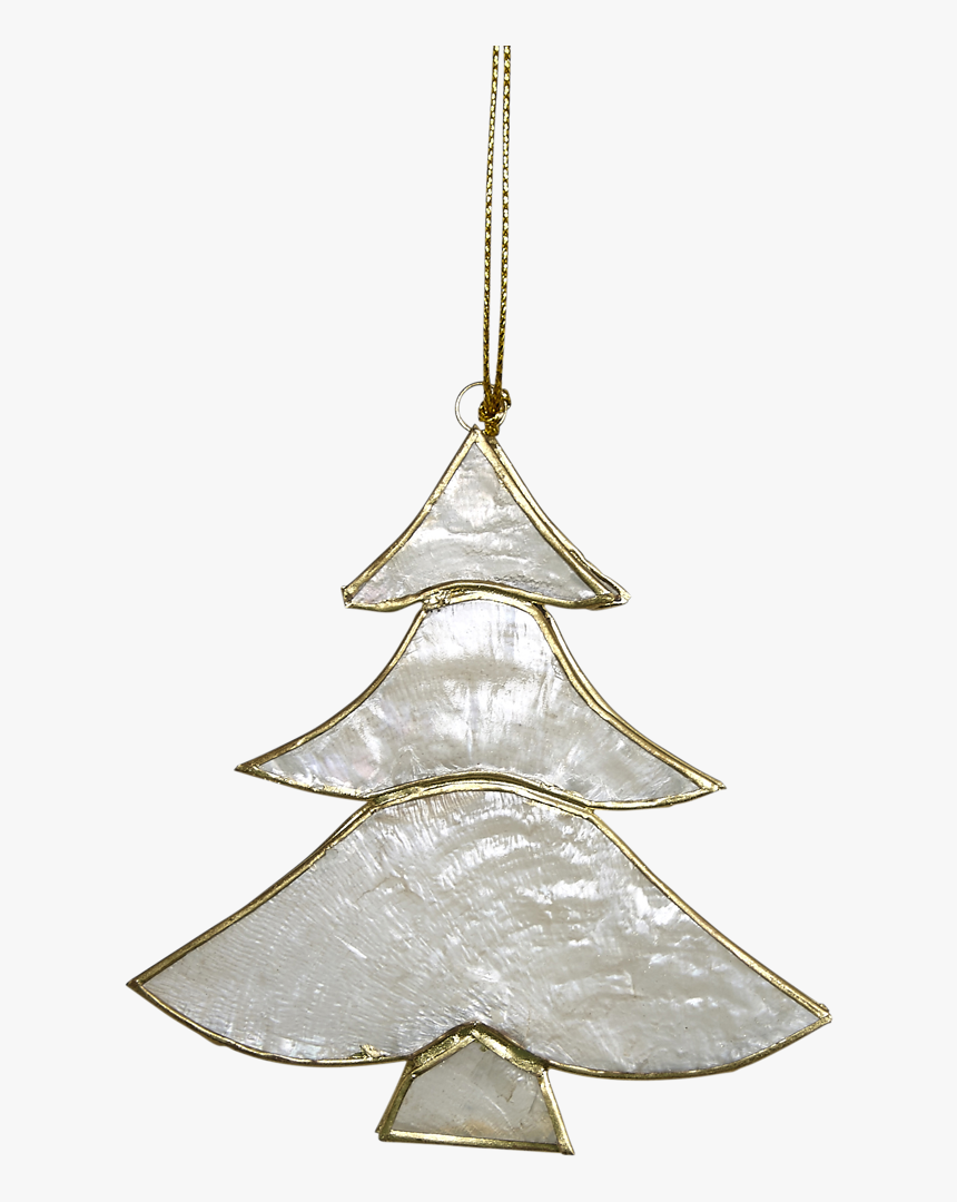Capiz Christmas Tree - Capiz Christmas Tree Ornaments, HD Png Download