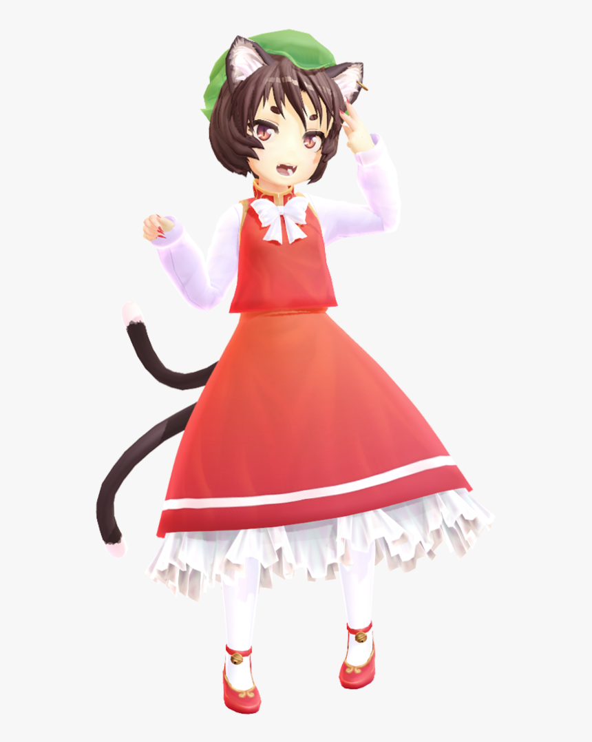 Touhou Chen Mmd, HD Png Download