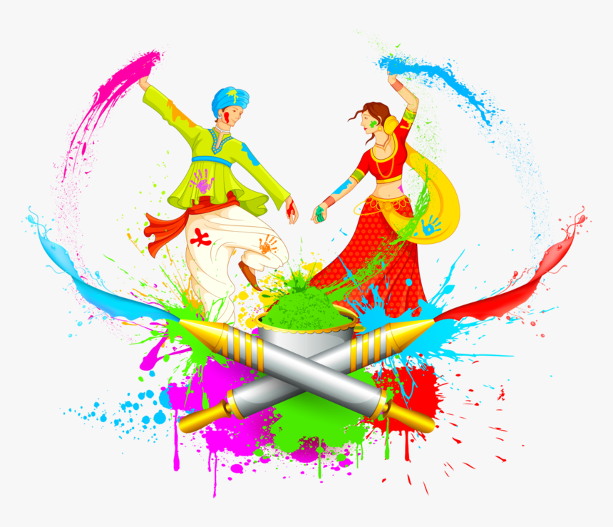 Holi Festival Png, Transparent Png