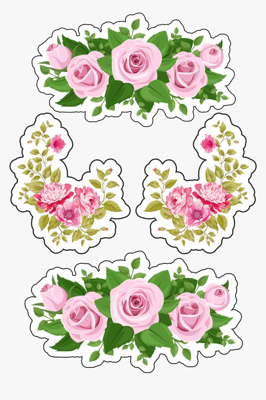 Rosas Rosas Vector Png, Transparent Png