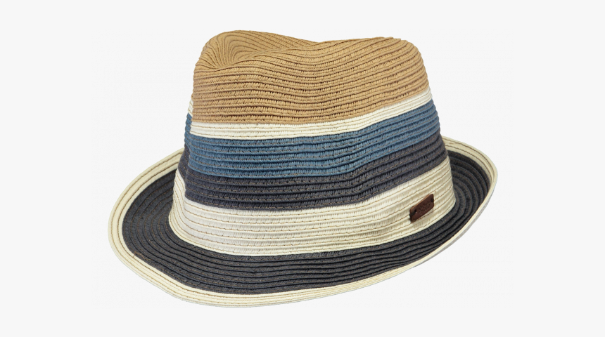Chapeau Trilby Loet Paille Papier Bleu Marine- Barts - Fedora, HD Png Download